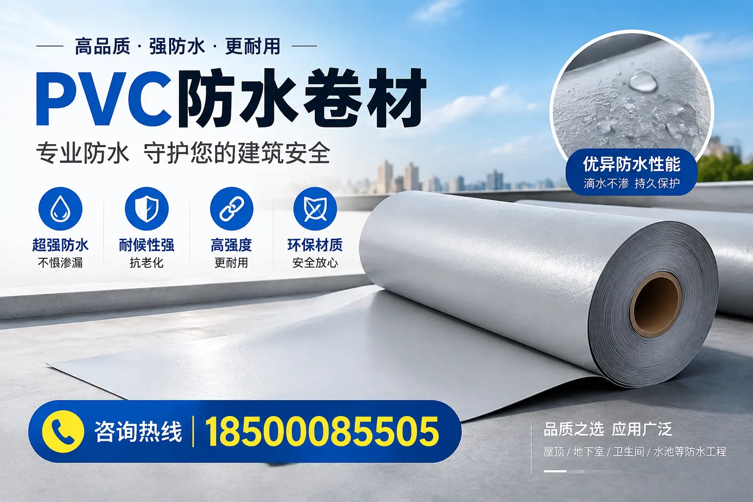 大同地区pvc防水卷材的市场现状与发展趋势